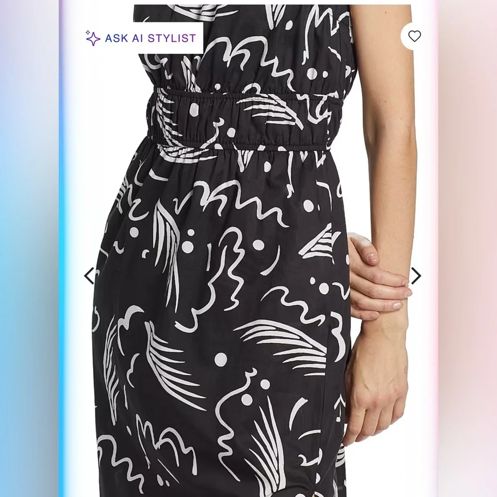 Rails Selani One-Shoulder Midi Dress - Tahiti Night - Picture 5 of 6